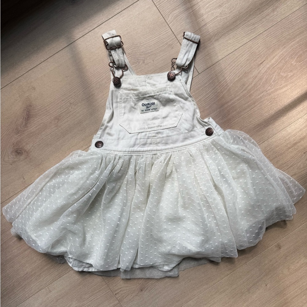 OshKosh B'gosh White Kids Skirtall